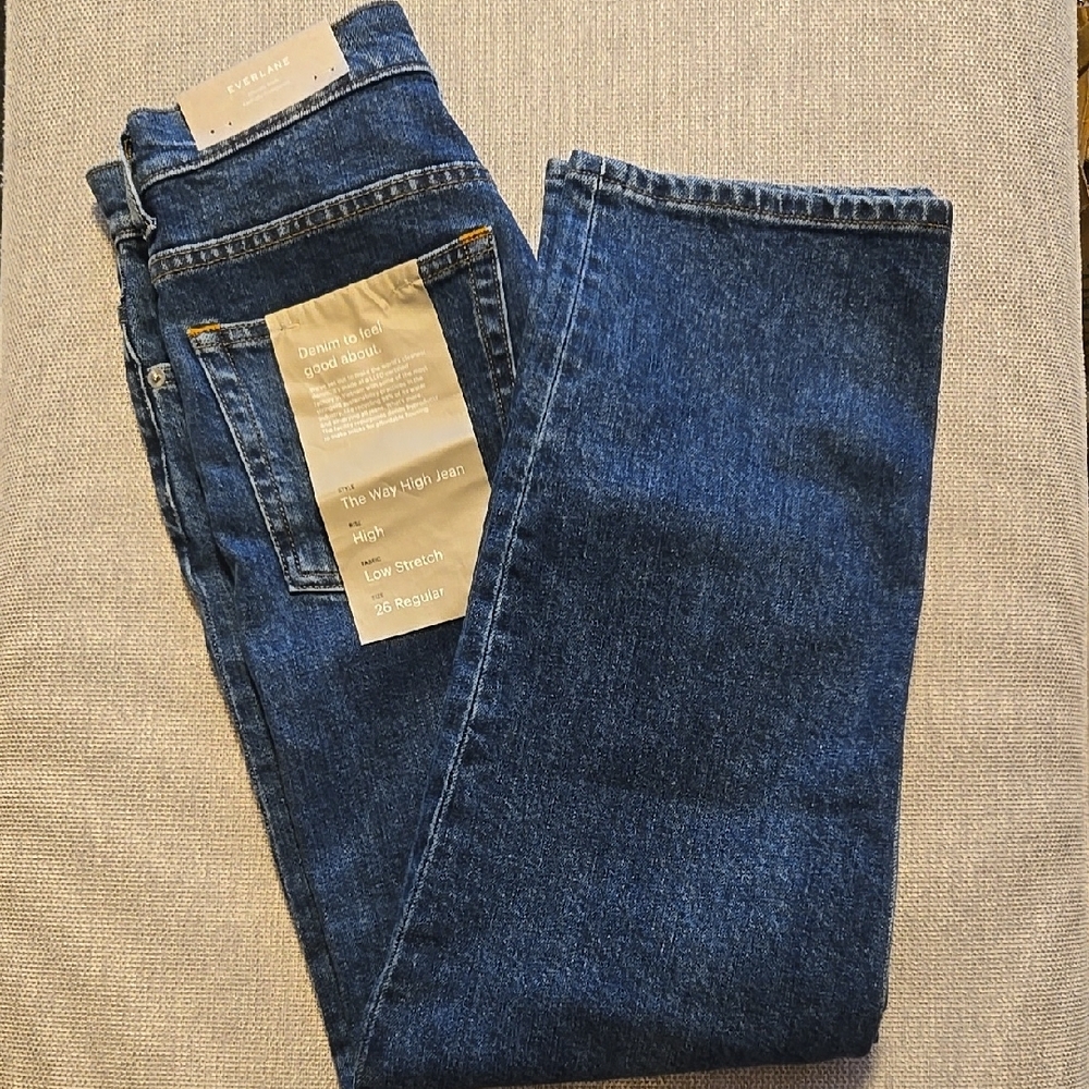 Everlane Way High Jean, Size 26